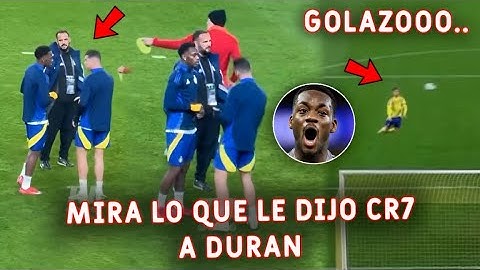 MIRA LO QUE LE DIJO CRISTIANO RONALDO a JHON DURÁN en DEBUT y GOLAZO😱 - ASÍ JUGÓ EL COLOMBIANO