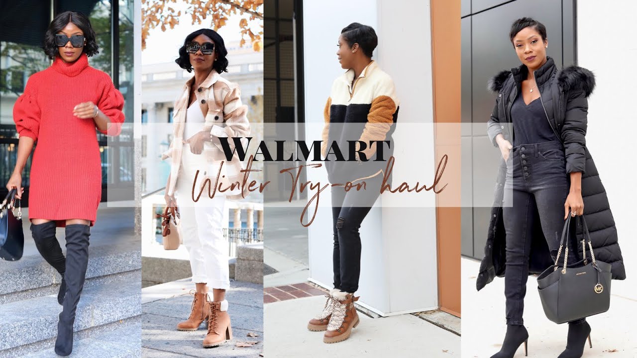 WALMART WINTER TRY-ON HAUL |  Bougie on a budget Winter 2021