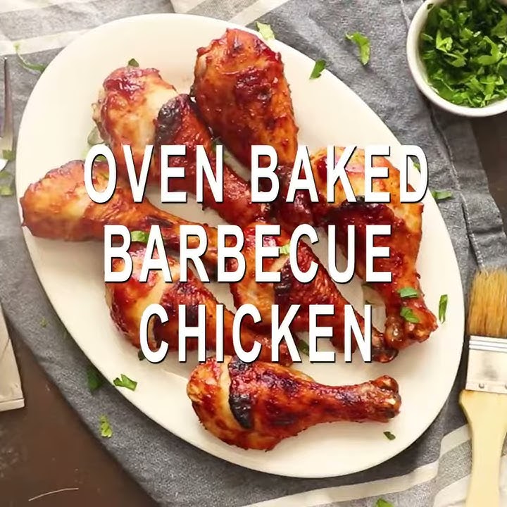 Oven Baked BBQ Chicken • The Crumby Kitchen