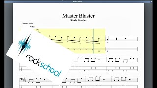 Master Blaster with Vocals Rockschool Grade 8 Bass