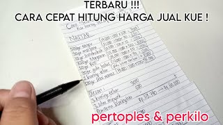 CARA MENENTUKAN HARGA JUAL KUE KERING PART 2 versi nastar | ADA CARA CEPATNYA !! screenshot 4