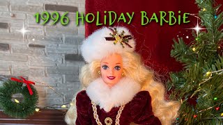 1996 Happy Holiday Barbie - Happy Dolliday Countdown to Christmas! - ADULT COLLECTOR