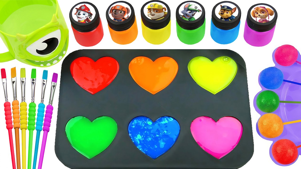 Satisfying Video l DIY How To Make Rainbow Mixer Full of Sprunky Candies Colored Ice Candies ASMR