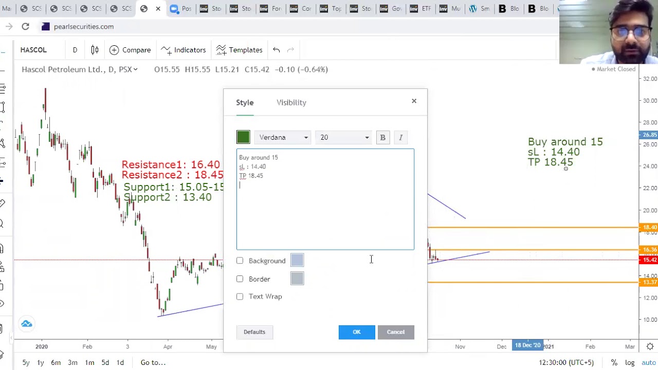 Pearl Securities Limited“KSE100 Levels for clear direction & Selected Scrips”Webinar:17 October 2020