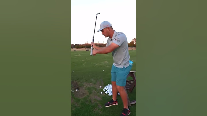 Bryson DeChambeau: Let the arms drop and then rotate