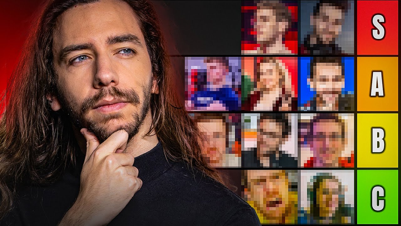 TIERLIST AMONG US - 160 PERSONNES À CLASSER