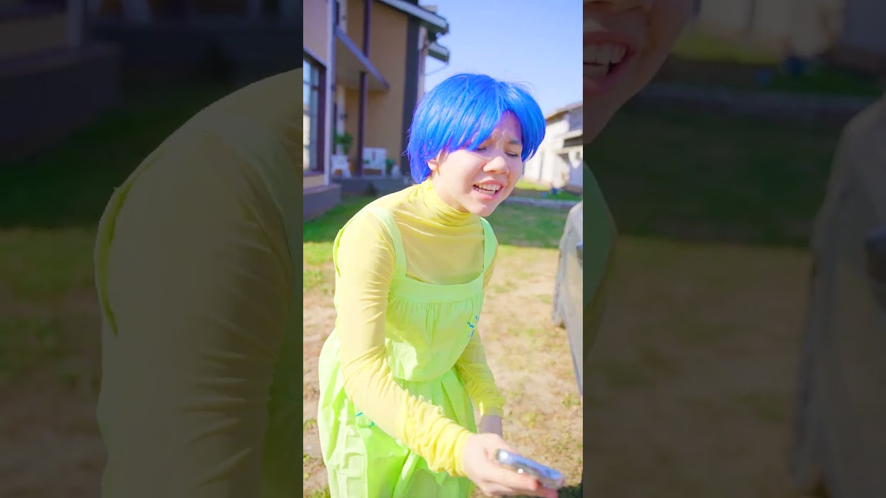 Joy and Anger in real life cartoon Inside Out 2! 