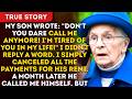 My Son Wrote Don T You Dare Call Me Anymore I M Tired Of You In My Life I Didn T Reply