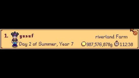 Stardew Valley Cheat File v1.7