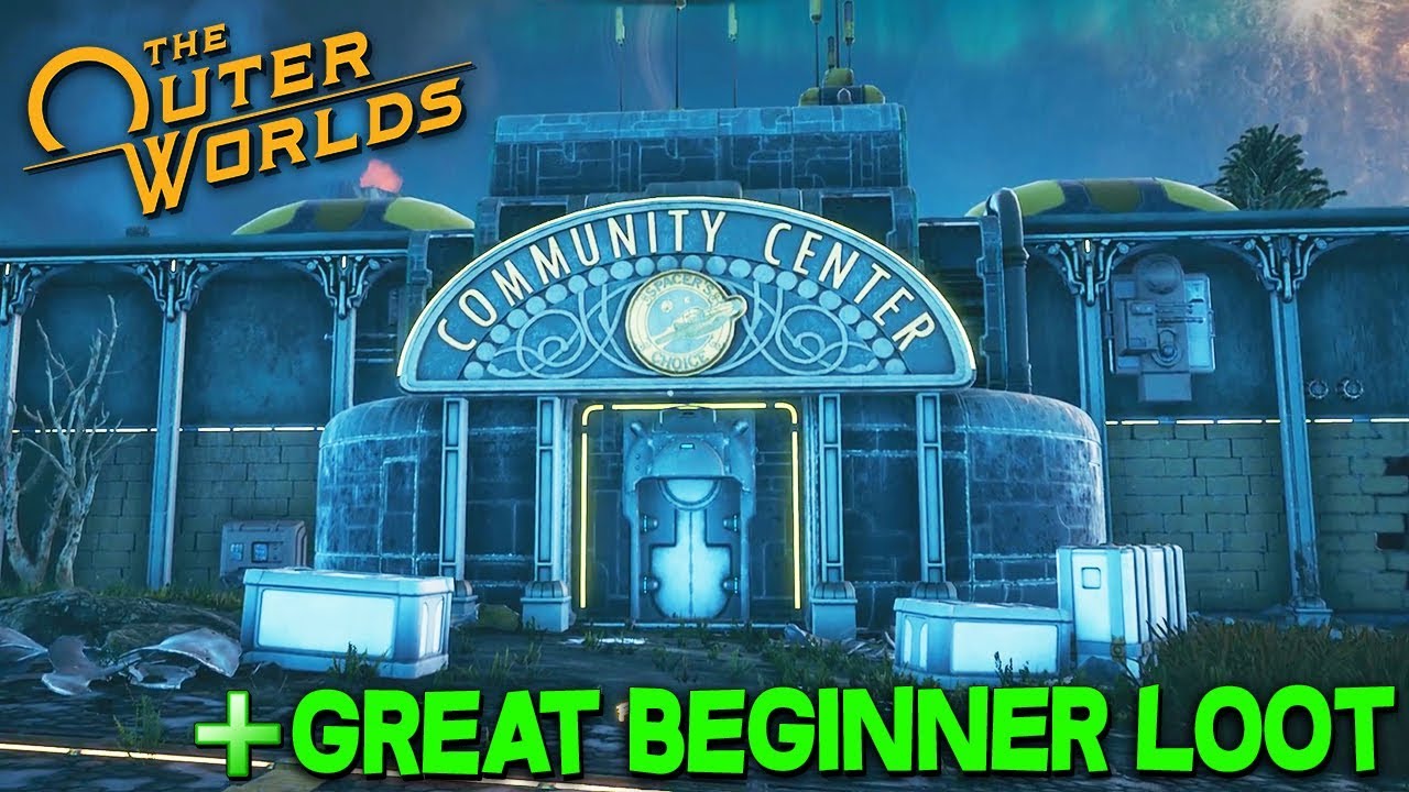 Exploring Emerald Vale Community Center The Outer Worlds YouTube