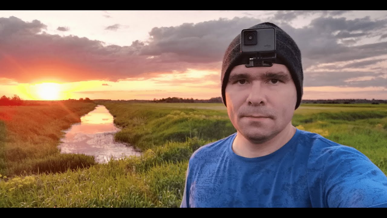 Вечерняя велопокатушка по полям на водоем (06.06.23) - YouTube