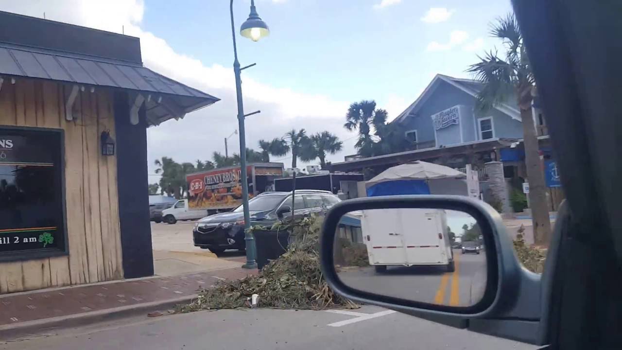 Hurricane Matthew damage New Smyrna Beach YouTube