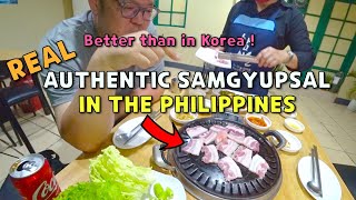 This Samgyupsal in the Philippines is better than in Korea.
