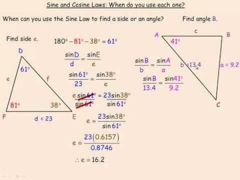 Trigonometry Tips And Tricks Law Of Sines And Cosines