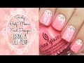 Girly Half Moon Nails Using A Gel Pen!!