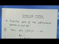 Find the sum of the odd numbers between 0 and 50class 10th mathssequence and series question