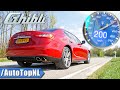 Maserati ghibli v6 acceleration  sound by autotopnl
