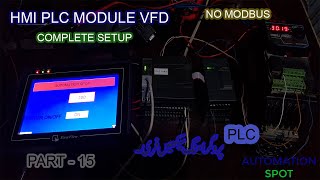 Vfd frequency change via Analog Module em232 with Hmi  | Part 15