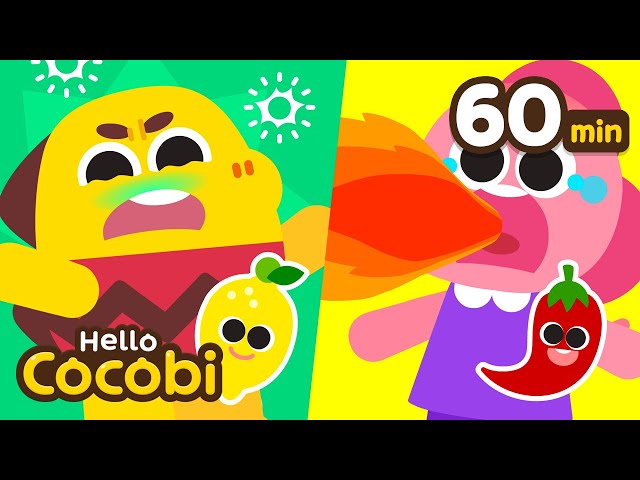 The Taste Song🤪🌶️and More! | Compilation | Colorful Fruits