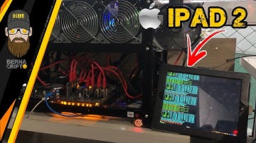 BOTEI UM iPad 2 ANTIGO NA MINHA RIG DE MINERAÇÃO - 389 MHs! - BERNA CRIPTO