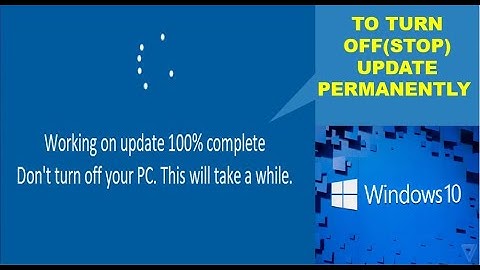 How To Disable The Windows 10 Update From Downloading Permanently #windows10 #windows10update