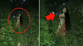 Heboh Kuntilanak di atas pohon Menjelang Magrib ! 7 Rekaman Aneh dan Penampakan Hantu Menyeramkan