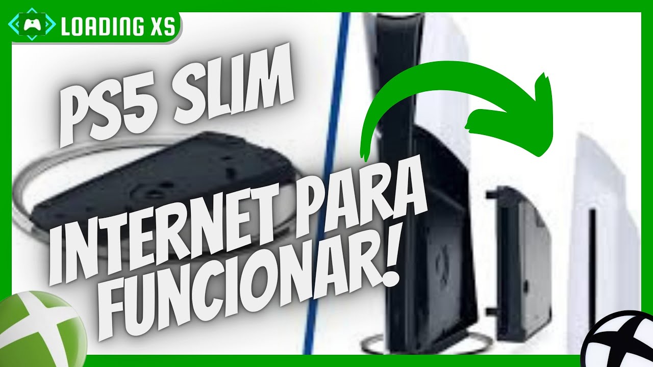 Leitor de disco do PS5 Slim precisa ser conectado à internet para funcionar