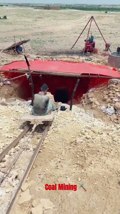 Underground Coal Mining ⛏️ | Mining in Punjab Pakistan | Coal Mining |#mining #mines  #miners #coal