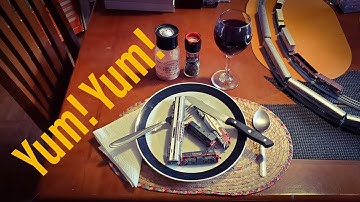 Enjoying N Scale Trains on My Dining Table 🍽 😋 — They’re What’s for Dinner!