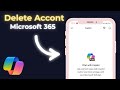 How To Delete Microsoft 365 Account in Mobile