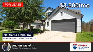 VIDEO Tour 706 Santa Elena Trail FOR LEASE: 5 Bed, 3 Bath Home in Grand Central Park , Conroe Tx. VIDEO Tour 706 Santa Elena Trail FOR LEASE: 5 Bed, 3 Bath Home in Grand Central Park , Conroe Tx.