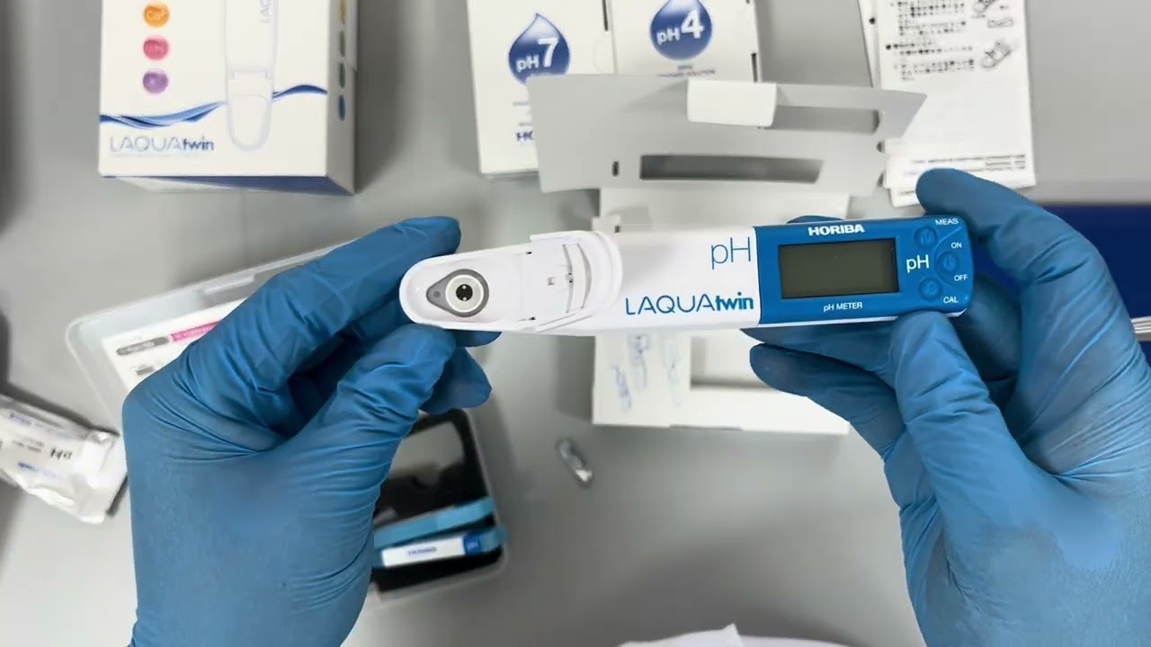 Laqua Twin pH meter Calibration Horiba - YouTube