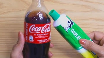 Mix Coca Cola with toothpaste and you