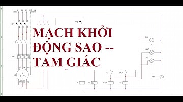 MẠCH KHỞI ĐỘNG SAO TAM GIÁC CHUẨN . PHÂN TÍCH NGUYÊN LÝ HOẠT ĐỘNG