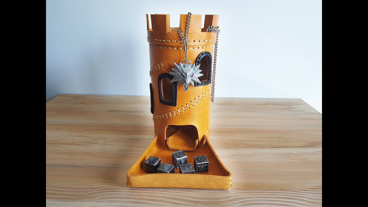 How to make Leather Dice Tower?
