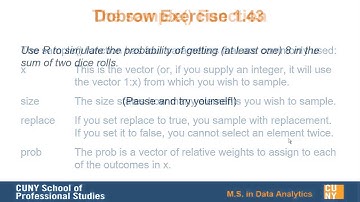Lesson 1-7: Simulation with R (chapter 1)