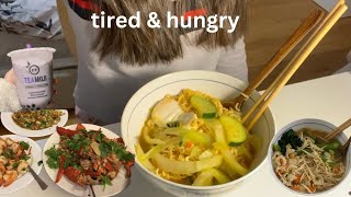 What I eat after work, cafe hopping, lunar new year food