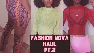 Fashion Nova Try On Haul | PART 2