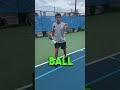 The secret to letting out balls go in pickleball