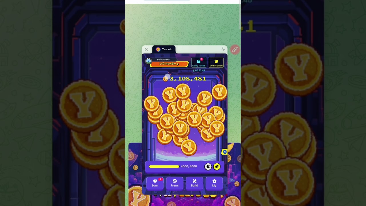 😱Unlimited Yescoin Full Hack ✅ Script Steps By Step 🪜 😲 Unlimited Coin and Level increase 😱 Vairl