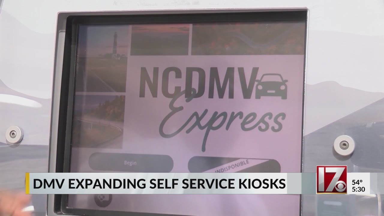 NCDMV expands self-service kiosks - YouTube