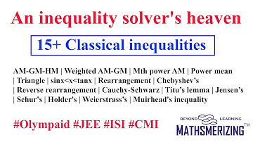Math Olympiad | An inequality solver
