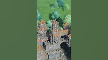 Amazing Castle Build Timelapse | Tiny Glade #tinyglade #buildinggame #creativegames
