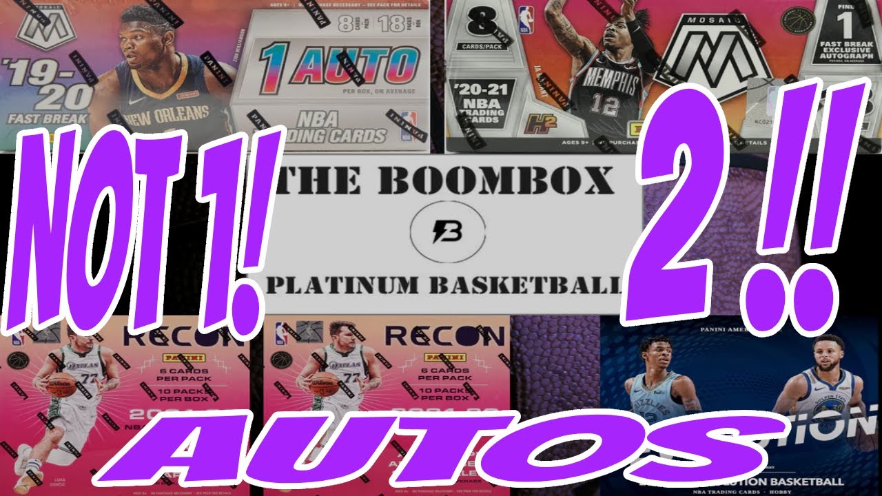 🚨 SSP ROOKIE AUTO 🚨 Basketball BOOMBOX Platinum Sep 22 Sub Box Opening