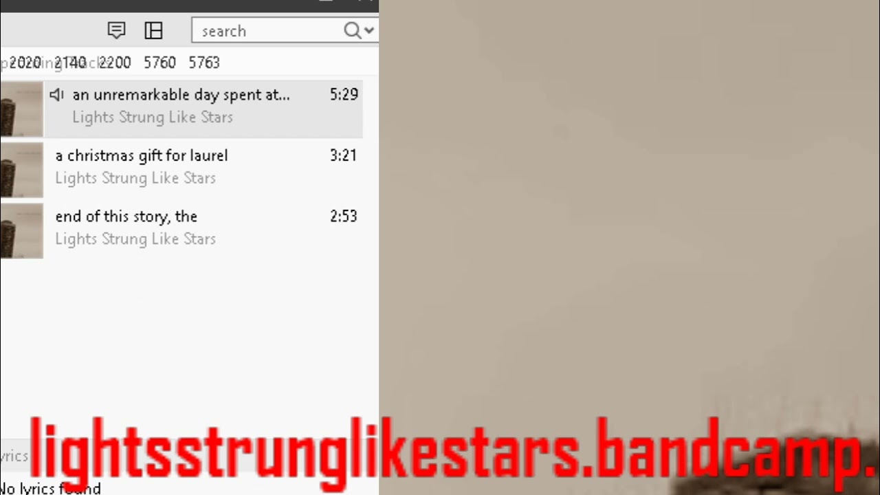 Lights Strung Like Stars - It Gave Way to More Than You Could Imagine (2021)(W.Lafayette, IN) emo/hc