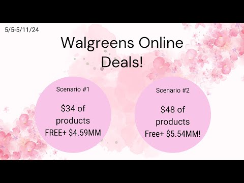 Walgreens Online Deals! All Free + Money Maker! 5/5-11/24