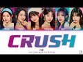 IVE CRUSH Lyrics Color Coded Kan Rom Eng mp3
