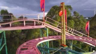 Riding Roller Coaster at Sydney Royal Easter Show 2011