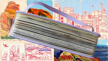 SKETCHBOOK TOUR ✿ the lost (and found) travel sketchbook