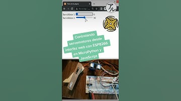 Controlando servomotores desde interfaz web con ESP8266 (MicroPython) y JavaScript  #micropython